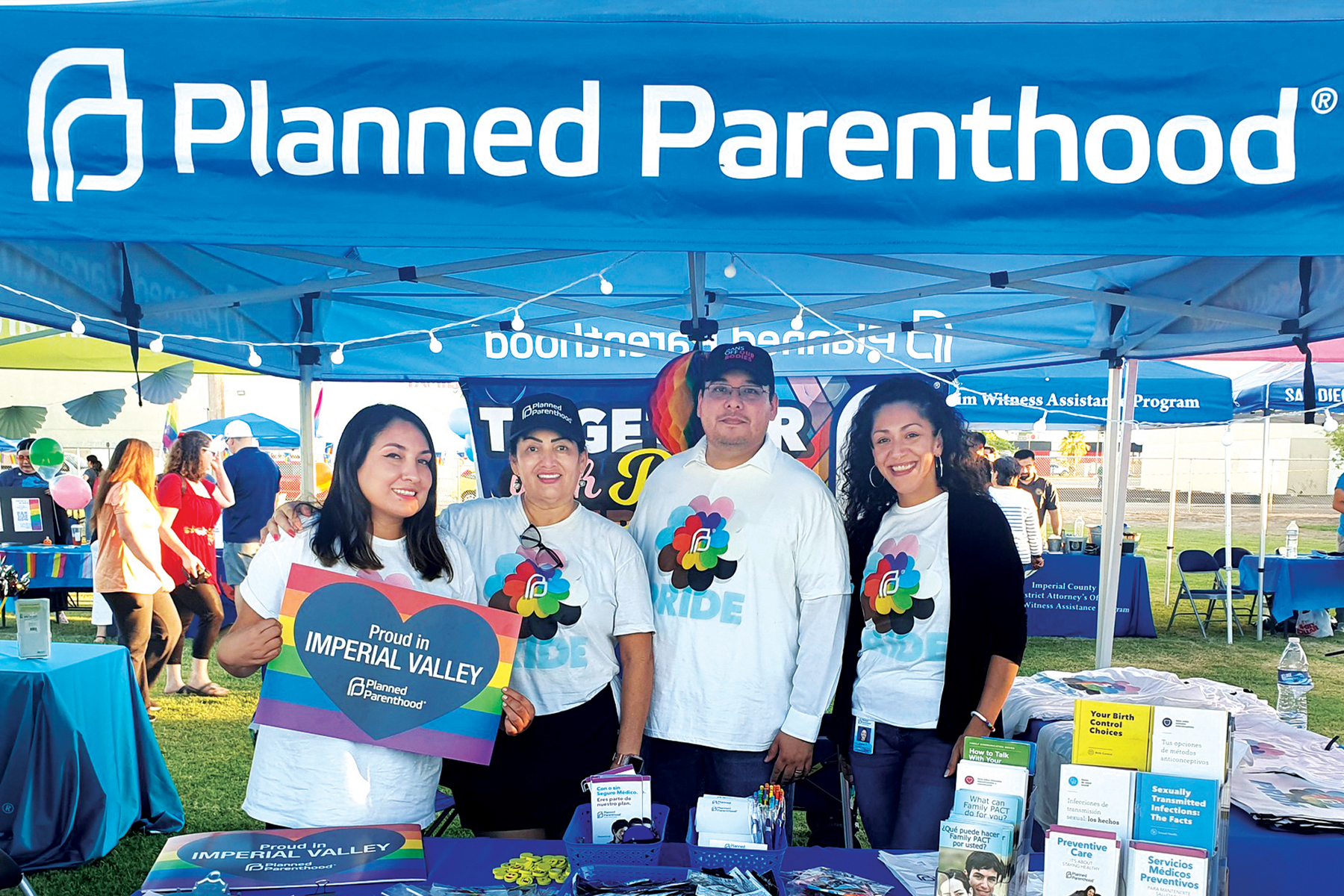 PPPSW booth at Imperial Valley Pride