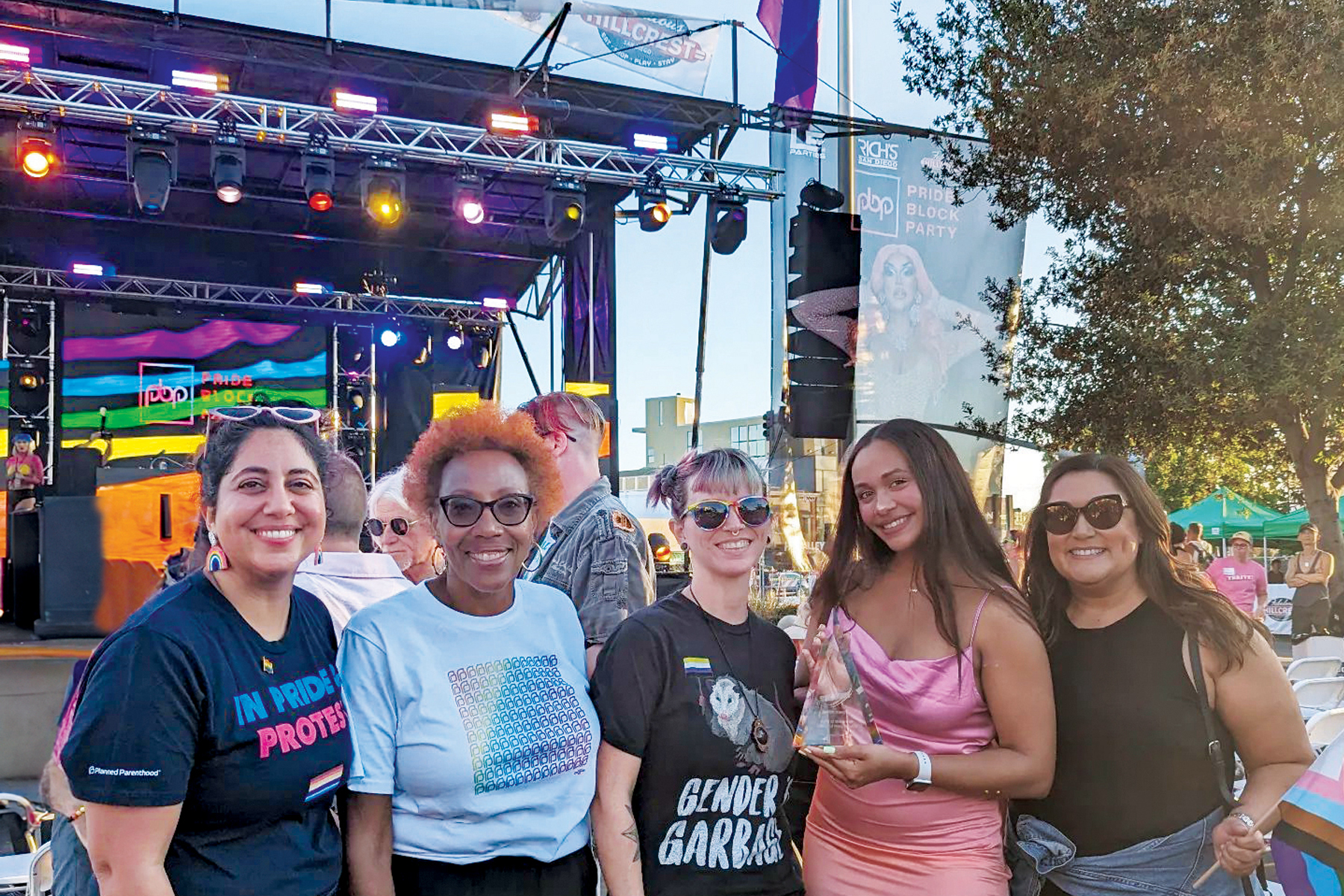 PPPSW award at San Diego Pride